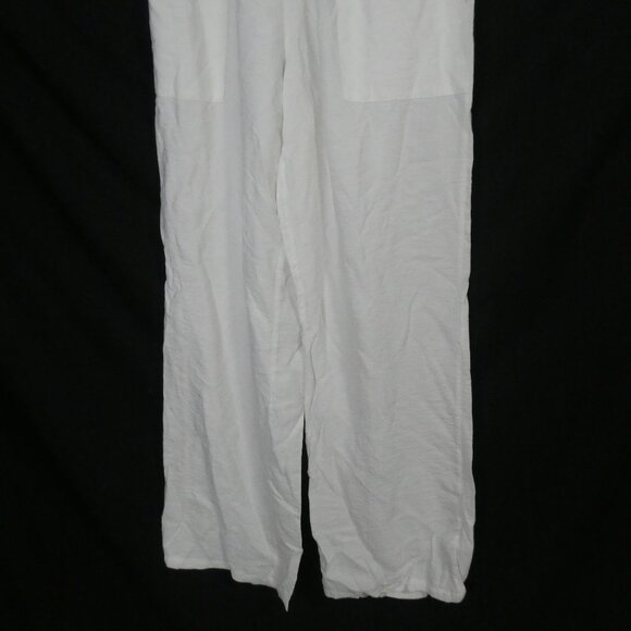 FOCUS 2000 | large | Textured Chic White Wide Leg Pants | NWOT - Picture 7 of 16